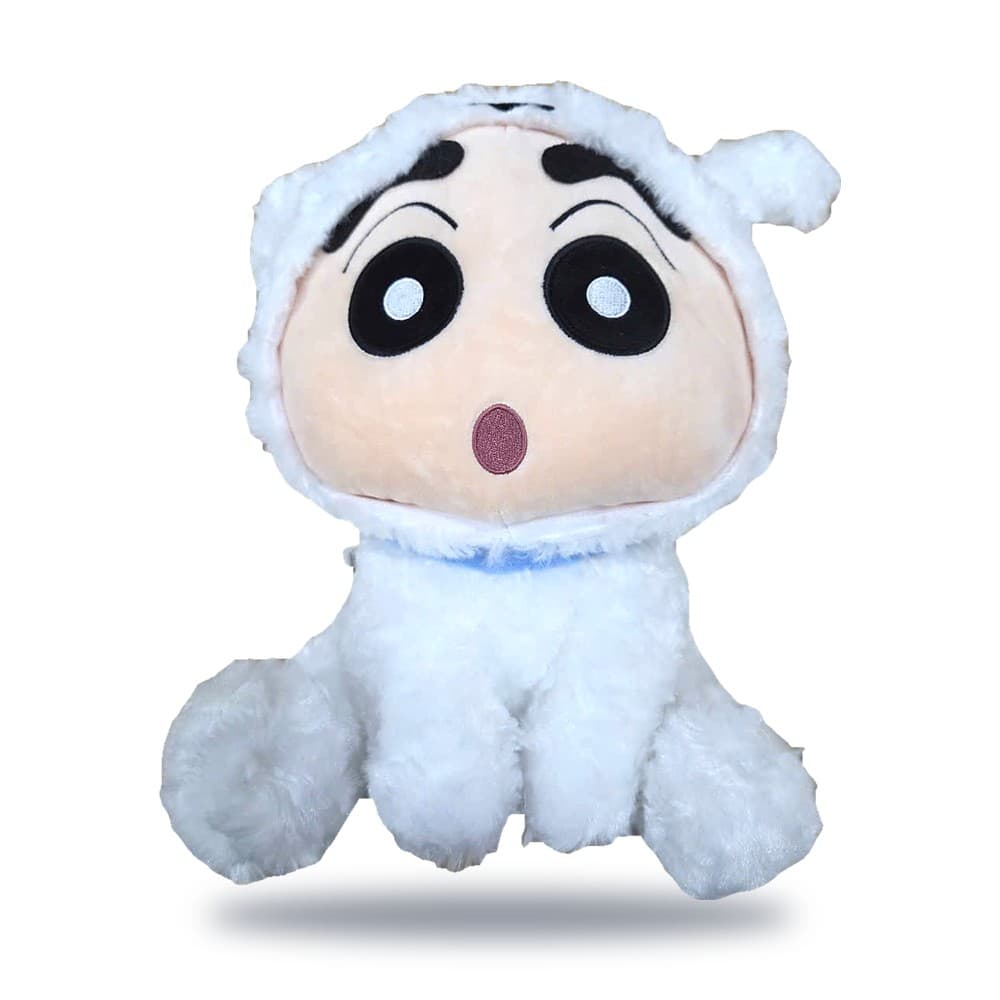 Gấu bông Shin-chan mặc đồ Shiro